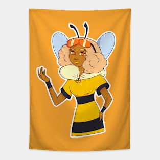 bee girl Tapestry