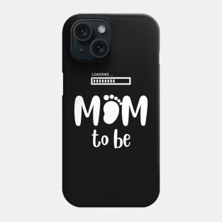 Mom to Be in White Phone Case