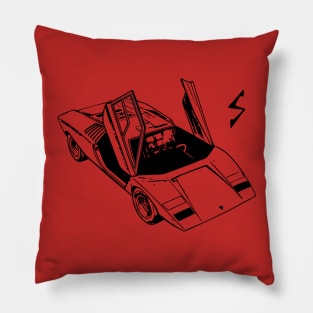 countach shirt Pillow