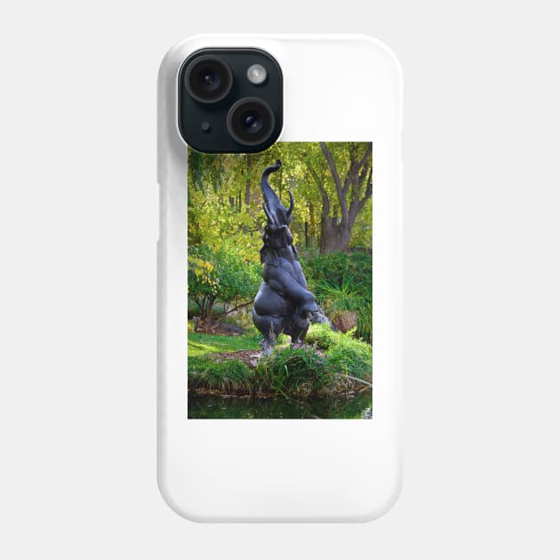 Elephant Antics Phone Case by bobmeyers