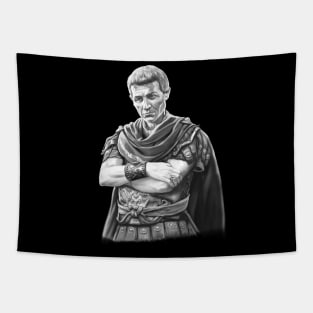 Julius Caesar Portrait SPQR Ancient Roman Military History Tapestry