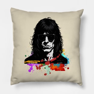 Joey Ramone Graffiittiii edition artwork Pillow