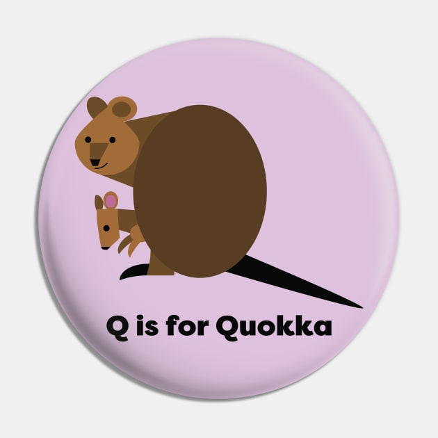 Quokka Pin by Utter Earth