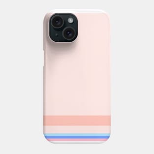 A superb amalgam of Fresh Air, Soft Blue, Baby Pink, Very Light Pink and Pale Rose stripes. Phone Case