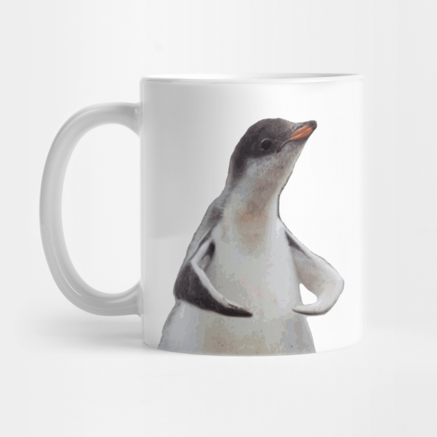 Strong Baby Penguin Meme Baby Penguin Mug Teepublic