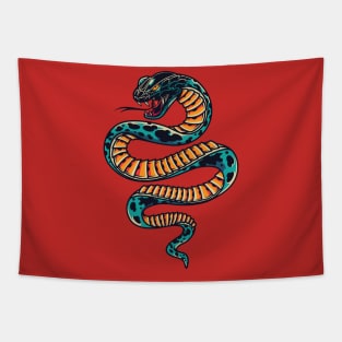 Poisonous Snake Tapestry