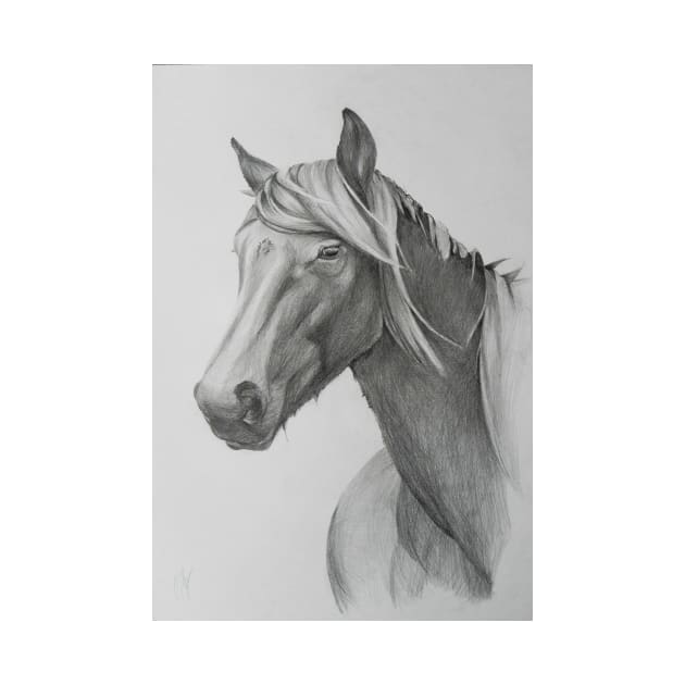 Horse portrait by hicksi7