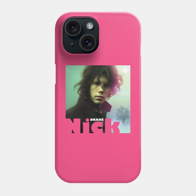 Nick Drake Pink Moon Phone Case by IconsPopArt