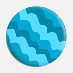 Blue wavy ocean waves gradient Pin