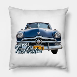 1950 Ford Custom Deluxe Convertible Pillow