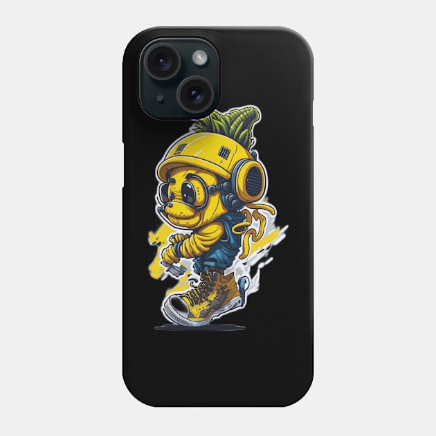 Banana hip hop Phone Case by Rizstor