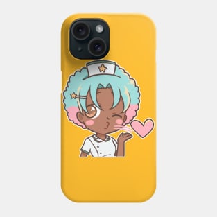 Love! Nurse Seiza Anime Character T-Shirt Phone Case