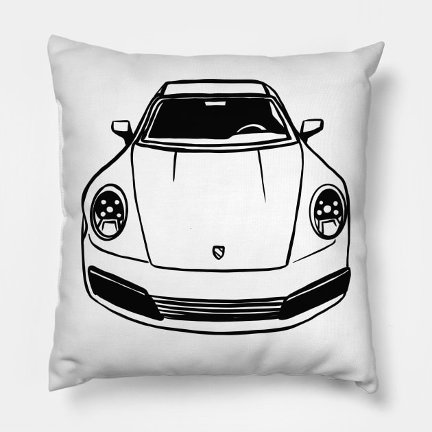 Luxury Car Pillow by Svetlana Pelin