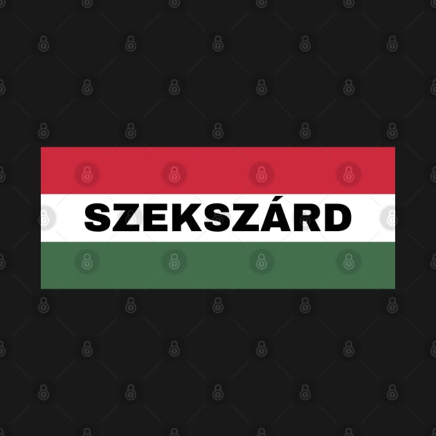 Szekszárd City in Hungarian Flag by aybe7elf