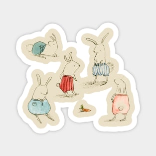 If Rabbits Wore Pants Magnet