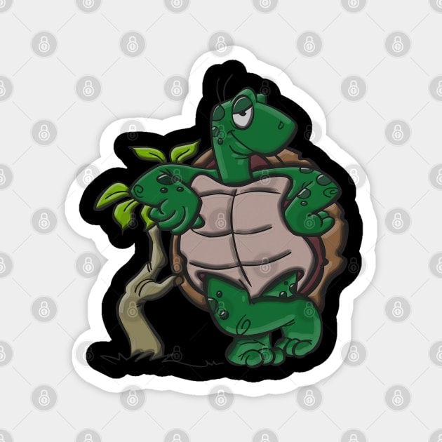 save the turtles, turtles lovers Magnet by Semoo