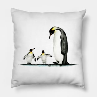 Three Penguin Pillow