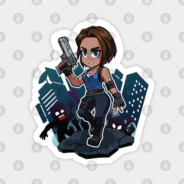 Jill Valentine v2 Chibi RE3 Remake - Jill Valentine - Pin