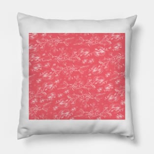 bloody pohutukawa flower Pillow