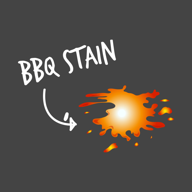 BBQ Stain Funny Barbeque Meat Lover Summer by Mayzin