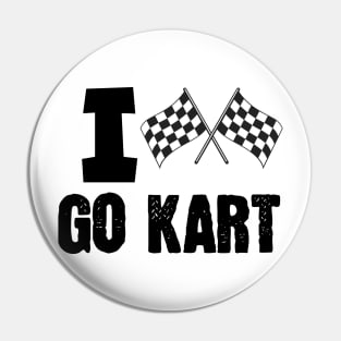 I love/win go kart Pin