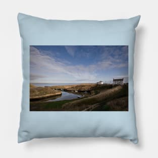 Seaton Sluice Harbour, Northumberland Pillow