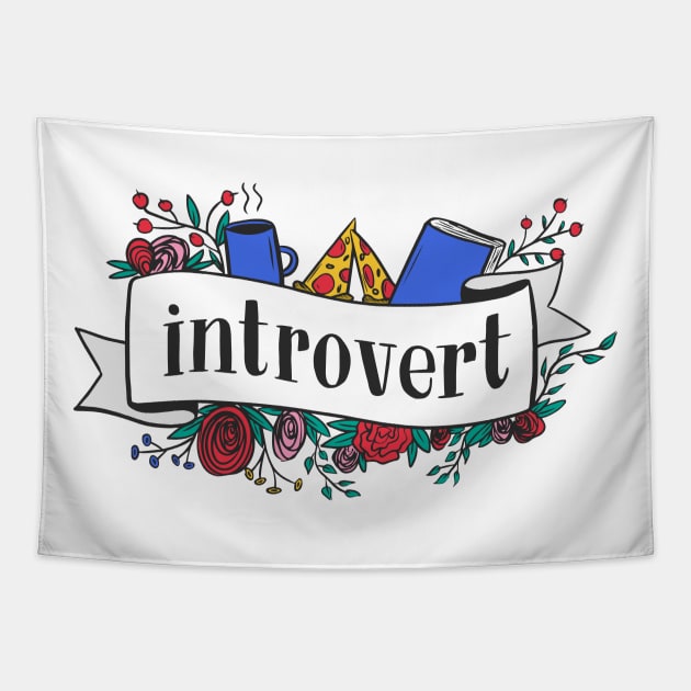 I'm an Introvert Tapestry by krimons