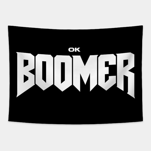 OK Doomer Tapestry by Olipop