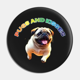 Just Pugs and Kisses 2 Pin