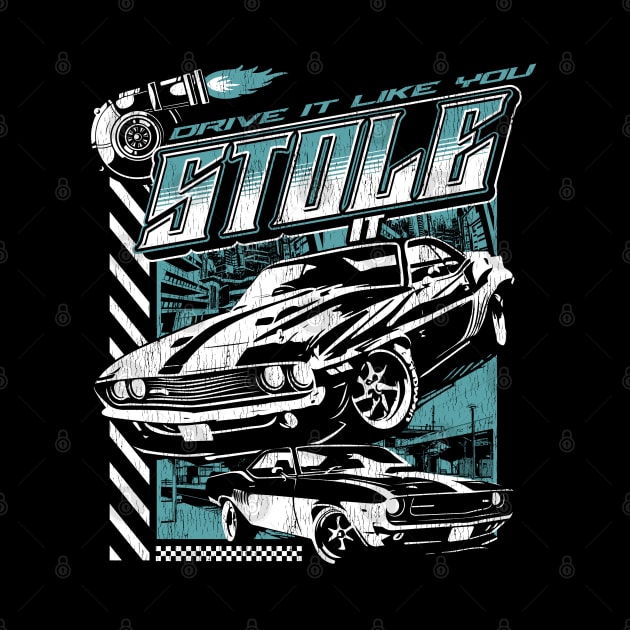 Drive It Like You Stole It Fast Cars by Contentarama