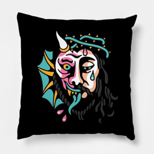 Jesus devil Pillow