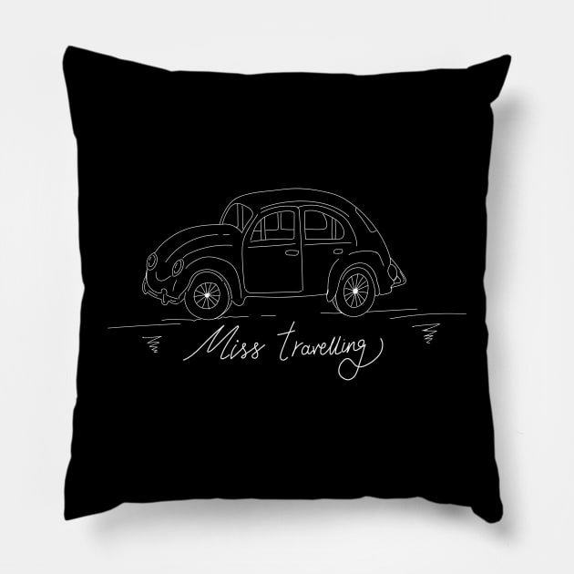 Miss travelling Pillow by Emotions Capsule