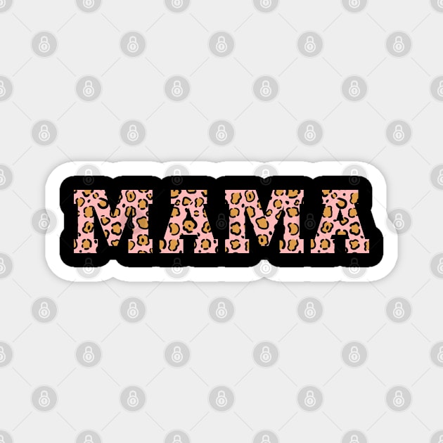 Leopard Mama Magnet by CreativeShirt