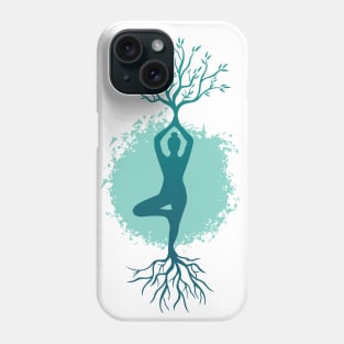 Yoga Woman Tree Tshirt Phone Case