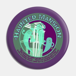 Haunted Mansion (green and purple) Pin