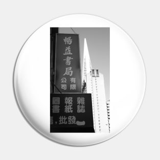 San Francisco. TransAmerica from Chinatown. 2012 Pin