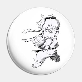 Ryu white Pin