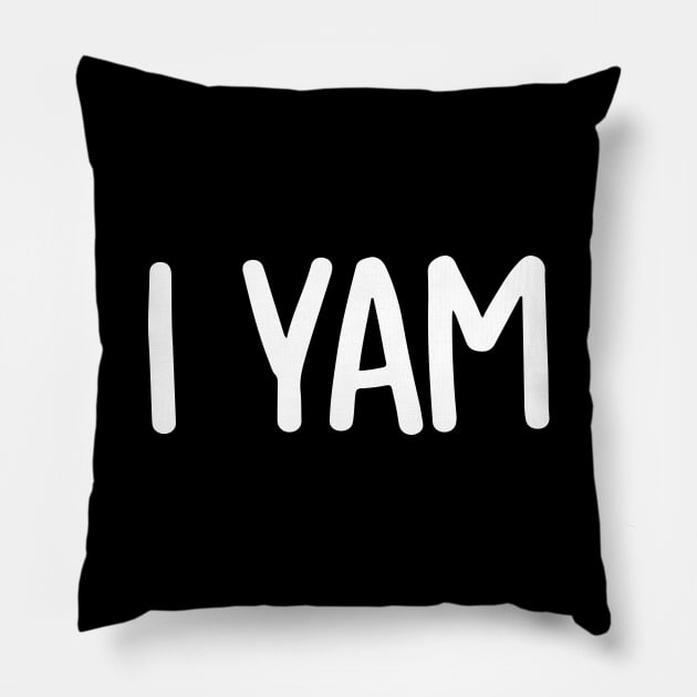 She's My Sweet Potato I Yam Pillow by DragonTees