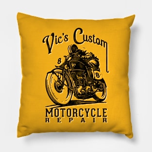 Vic's Custom Motorcycle Repair Pillow