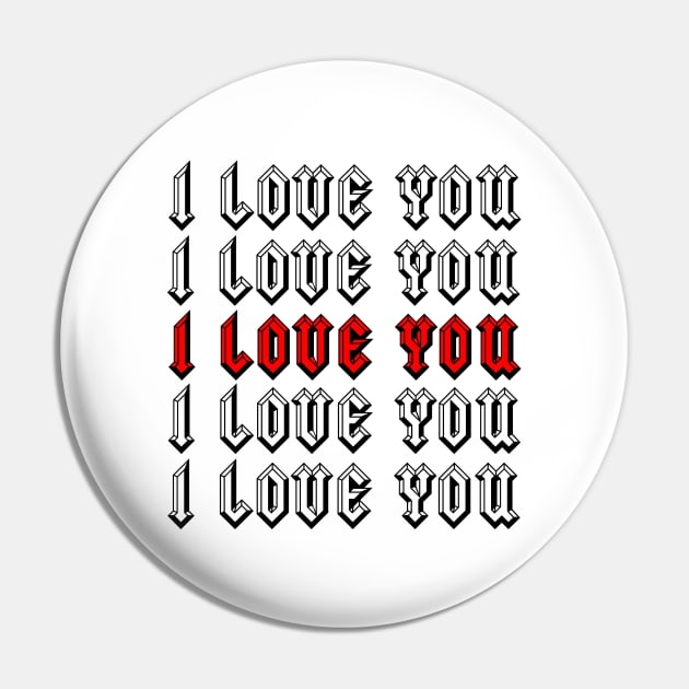 I Love You Pin by IndiPrintables