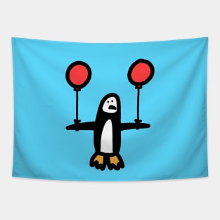 balloon penguin Tapestry