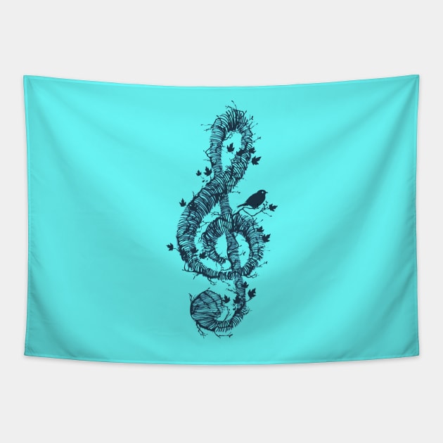 Music Note Tapestry by ChetanAdlak