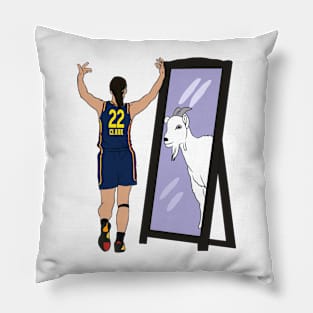 Caitlin Clark Mirror Goat (Indiana) Baby Pillow