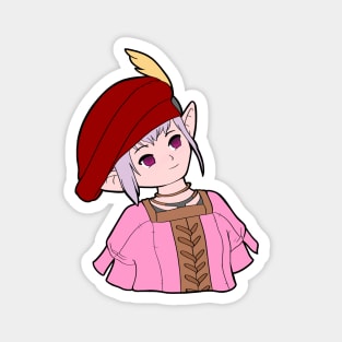 Lala Receptionist Magnet