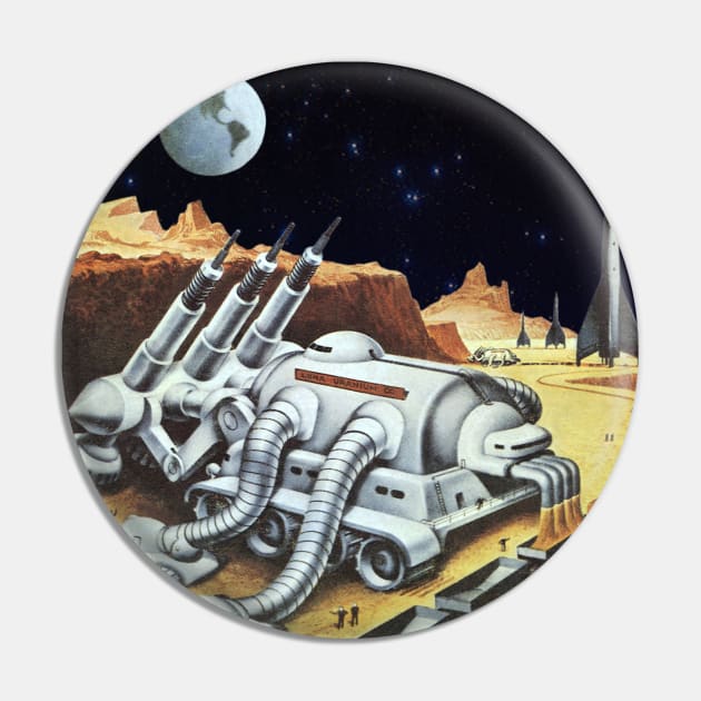 Vintage Science Fiction Pin by MasterpieceCafe