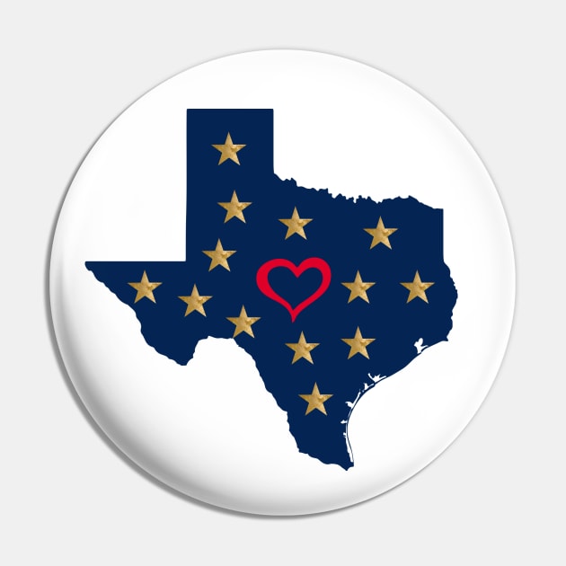 Texas Love and Shining Stars in the Lone Star State Pin by Star58