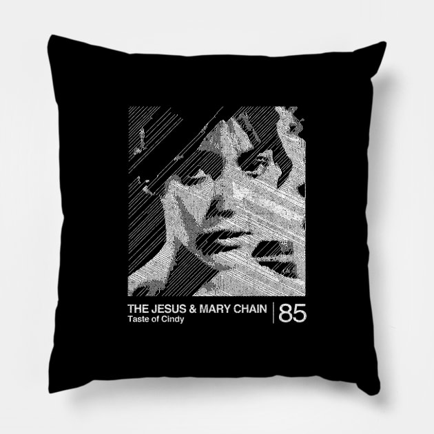 JAMC / Minimalist Graphic Artwork Design Pillow by saudade