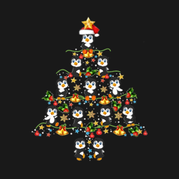 Cute penguins christmas tree  funny penguin xmas tree  tank top Cute penguins christmas tree  funny penguin xmas tree  tank top