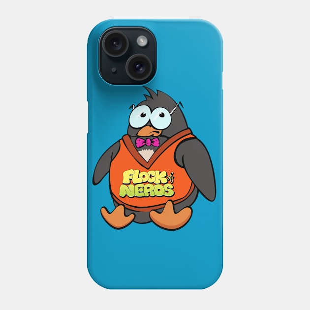 Flock of Nerds - Penguin Power Phone Case by FlockOfNerds