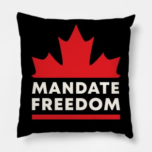Freedom Convoy - Mandate Freedom Canada Truckers Protest Ottawa Pillow